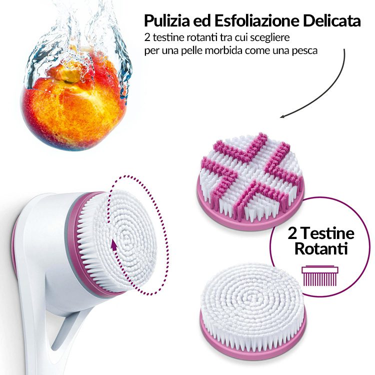 come pulire la schiena in doccia