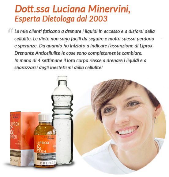 Liprox Dren - Come disfarsi della cellulite in poco tempo